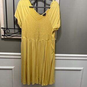 Torrid Sunny Yellow Short Sleeve Dress 3